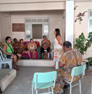 Palestra sobre promoção da saúde organizada por Ana Leila